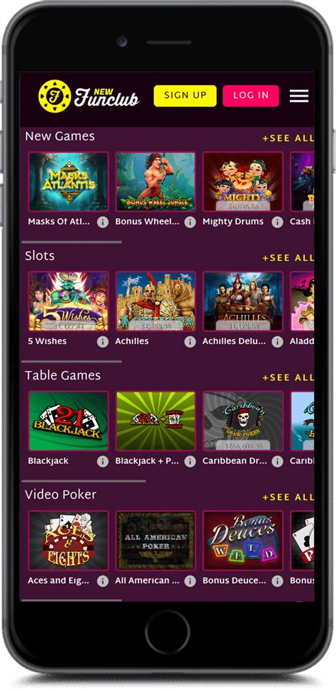 New funclub casino download